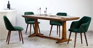 Green Dining Chair Dining Room Minimalist Set Of 2 Dining Chairs In Pine Green Velvet Made Com Emerald Gr Dinning Room Chairs Green Dining Chairs Dining Chairs