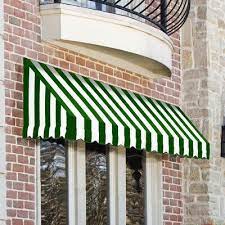 Awntech Slope Window Awning Window Awning Green White House Awnings