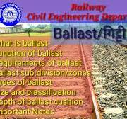 Ballast | Railway track ballast | गिट्टी | ballast in railway