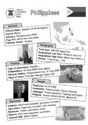 asean nations worksheets