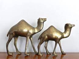 Vintage kneeling hand made leather camel statue figuring. Pin On Black And White Decor