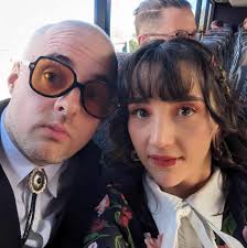 dressed more like lighting Stagehands