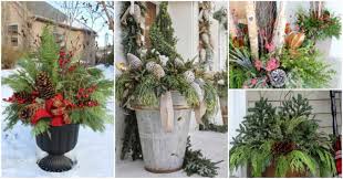Whether you have a small front yard, flower bed, or planter you want to highlight, there are many ways to landscape designs for the front of your house. 20 Beautiful Winter Planter Ideas House Of Hawthornes