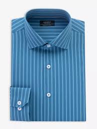 edenrobe Men's Blue Shirt - EMTSB5-184