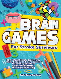 Swimming popular cities frank sinatra gardening pizza night extra large print words on 10x10 grids make the puzzles easy to see. Brain Games For Stroke Survivors 400 Word Search Crossword Math Sudoku And More Puzzles For Stroke Patients To Quick Rehabilitation Recovery And Healing Academy Brain Game 9781838188665 Amazon Com Books