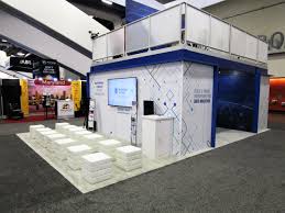 Homeland Security At The 2018 Rsa Conference Booth Exhibit Tradeshow Event Trade Show Booth Design Tradeshow Booth Booth Design