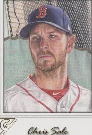 2017 Topps Gallery #12 Chris Sale Heritage Blue #/99