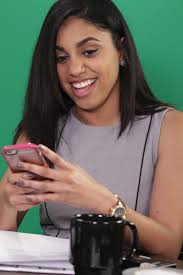 Amaree Photos. Amaree Martin sips coffee as she looks…