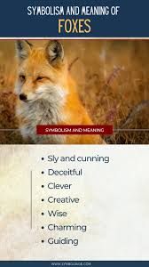 Fox Symbolism and Meaning - Symbol Sage