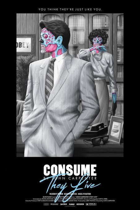 They Live John Carpenter Art Print Poster Mondo Florey | eBay