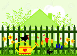 See more ideas about clip art, clip art borders, flower fence. Spring Garden And Picket Fence With Spring Flowers Royalty Free Cliparts Vectors And Stock Illustration Image 58667708