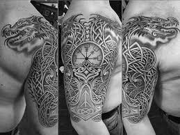 Half Sleeve Tattoos Pics Halfsleevetattoos Celtic Dragon Tattoos Dragon Tattoos For Men Viking Dragon Tattoo