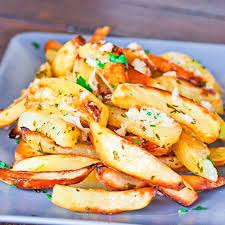 Roasted Potatoes With Garlic Sauce Recipe Recipes Potatoes Sweet Savory Recipes