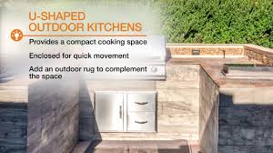 Kitchen hood ideas is a mechanical fan that hangs above the. Outdoor Kitchen Ideas The Home Depot