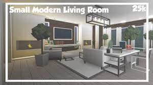 In this video i will be making 3 different living rooms. 12 Gorgeous Modern Living Room Bloxburg In 2021 Small Modern Living Room Living Room Design Blue Decor Home Living Room