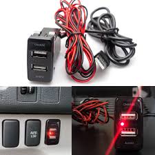 Built for just about any. Dual Usb Car Charger Socket With Audio Input Port For Toyota Fj Cruise Xotic Tech
