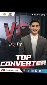 恭喜 2024 V8 8️⃣月份 TOP PERFORMANCE 💥💥, TOP CONVERTER, : BILLY YAP,  销售只是第一步、变现才是最强的🔥, TOP RECRUITER, : LUCUS GOH, 个人销售强、打造自己的团队更强🔥, #GTNelson  #GT #GTV8Group #V8 #V8Group