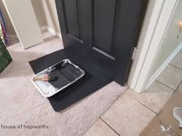 Begin painting in the upper inside corner of the door jamb and door stop. I See A White Door And I Want It Painted Black House Of Hepworths