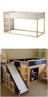 Diy Shelf The 30 Coolest Ikea Hacks We Ve Ever Seen See More At Https Missdiystudio Com Diy Shelf The 30 Coolest Ikea Ha Kinder Zimmer Ikea Ideen Kura Bett