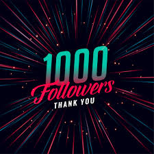 1000°, a german electronic dance music magazine. Free Vector 1000 Social Media Followers Template