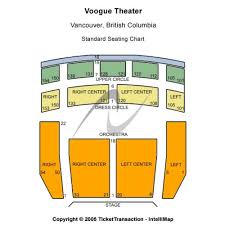 Exact Vogue Theatre Vancouver Seating Chart How To Get To