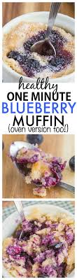 Healthy 1 Minute Blueberry Muffin Recette Nourriture Idee Recette Recettes De Cuisine