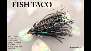 In a large bowl, toss the cabbage with the remaining olive oil and lime juice. Tying The Fish Taco Steelhead Fly With Ryan Houston Youtube