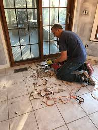 For smaller projects, a chisel and a ball peen hammer are more than adequate. How To Remove Tile Floors The Harper House