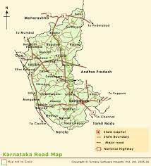 State highways are the roads that link the important centers of industry, trade, and commerce, and maharashtra has the largest share of state highways (22.14%), followed by karnataka (11.11 the national highways network of india is covered 79,243 km of the country including 1000 km of the. Jungle Maps Map Of Karnataka India