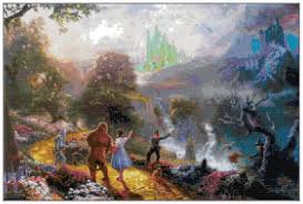 Appears new, store sticker on cover. Cross Stitch Kit Wizard Of Oz 3 Kits Craft Supplies Tools Redintek Com