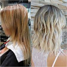 Blonde Bayalage Before And After Thining Hair Color Correction Hair Balayage Blonde Short