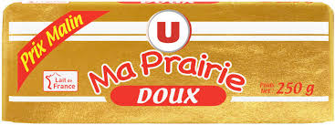 Beurre Doux A Teneur Reduite En Matiere Grasse U 250 G