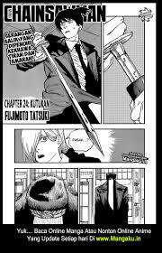 Jika gambar tidak muncul coba gunakan browser chrome atau opera! Baca Chainsaw Man Chapter 24 Komiku