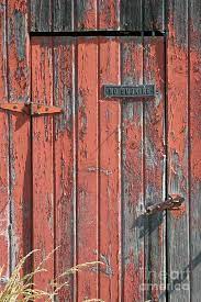Sliding barn door hardware kit 6.6ft wood modern hang style track rail black. Old Red Barn Door Photograph By James Thomas