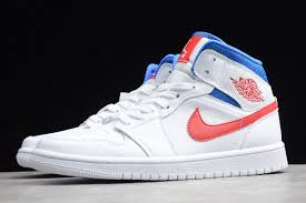 The air jordan 1 is the original outlaw sneaker. Bq6472 164 New Air Jordan 1 Mid Usa White Blue Red 2020 For Sale Air Jordan 1 Mid Air Jordans Jordan 1 Mid