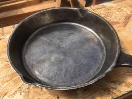 Maybe you would like to learn more about one of these? Cast Iron Skillet Smoothed With An Angle Grinder Metal Grinding Disc Finished W An Abrasive Flap Disc Album On Imgur