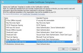 Workstation Authentication Certificate Template 2