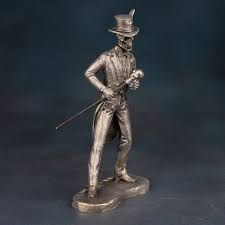 Baron Samedi Toy Statue 54mm Skeleton Metal Miniature Baron - Etsy