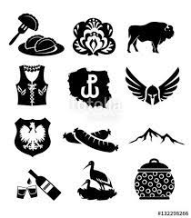 The battering ram is an ancient war machine that symbolizes determination, especially in war. National Symbols Of Poland Vector Icon Set Bison Collection Country Design Dumpling Eagle Emblem Embr Poland Tattoo Polish Eagle Tattoo Polish Folk Art
