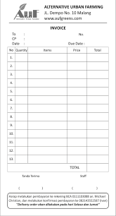 Sekalian deh saya buatkan format untuk nota ya. Faktur Adalah Shefalitayal