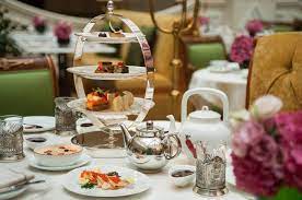 Beautiful Afternoon Tea Set Up At Four Seasons Hotel Lion Palace St Petersburg With Tealeaves Teas Tea Lounge Afternoon Tea Tables Tea Restaurant