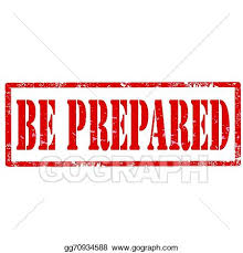 Royalty free stock clip art and vector graphics. Vector Clipart Be Prepared Stamp Vector Illustration Gg70934588 Gograph