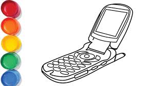 Coloring For Kids With Mobile Phone Coloring Pages Coloring For Kids Mobile Phone Coloring Pages