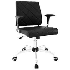 Modway Lattice Vinyl Office Chair In 2020 Black Office Chair Vinyl Office Chair Office Chair