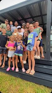 10 months of lovin you our little Grier girl 🎀 Late per usual but we  celebrated her first Christmas where she terrorized any Christmas tree she  could get her hands