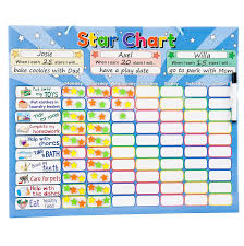 roscoe learning responsibility star chart customise for 1 3 kids magnetic chore reward system by roscoe learning