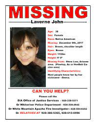 It was there that the creator gave us life and it is a special place. White Mountain Apache Tribe Seeks Help In Finding Missing Woman