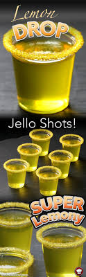 Lemon Drop Jello Shots Recipe Lemon Jello Shot Recipes Jello Shots