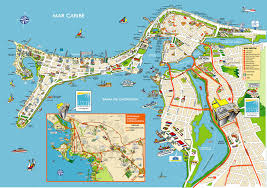 Von la popa aus hat man einen super blick über die stadt, es war erst ein bisschen dunstig, aber der. Stadtplan Von Cartagena Detaillierte Gedruckte Karten Von Cartagena Kolumbien Der Herunterladenmoglichkeit