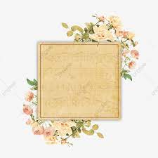 Elegant Vintage Floral Frame Floral Frame Vintage Floral Png Transparent Clipart Image And Psd File For Free Download Vintage Floral Clip Art Graphic Design Background Templates